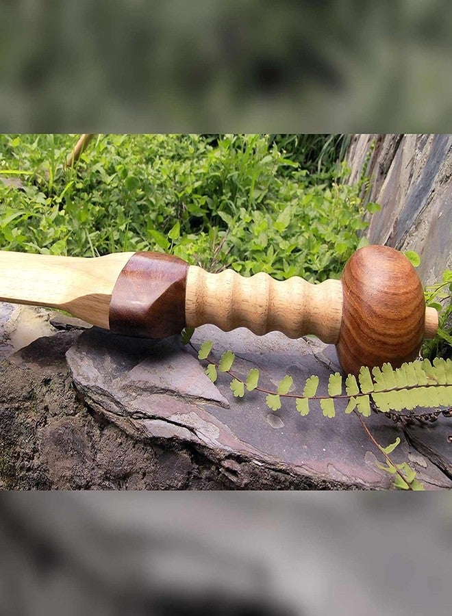 11D Wooden Roman Gladius Sword, 9.5 cm x 5.5 cm x 71 cm (Multi-Color) 27inch - Image 5